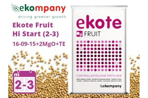 Добриво комплексне Ekote Fruit High Start 17-10-15+2MgO+TE (2-3м), пакування 25кг
